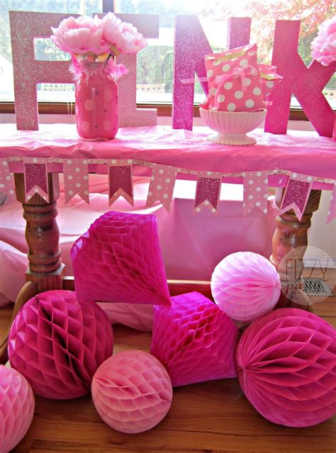 pink decor party